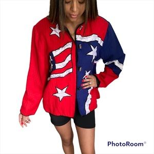 Vintage USA flag jacket Allure